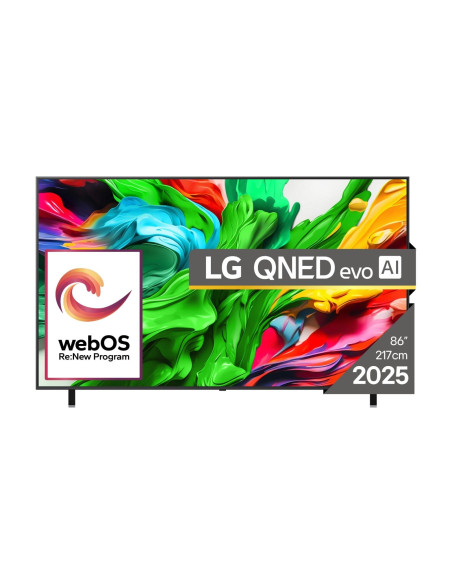 TV Set, LG, 86", 4K/Smart, 3840x2160, Wireless LAN, Bluetooth, webOS, Black, 86QNED85A3C