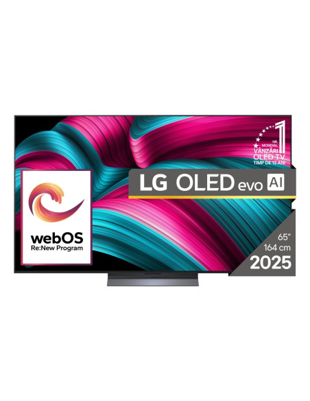 TV Set, LG, 65", OLED/4K/Smart, 3840x2160, Wireless LAN, Bluetooth, webOS, Black, OLED65C51LA