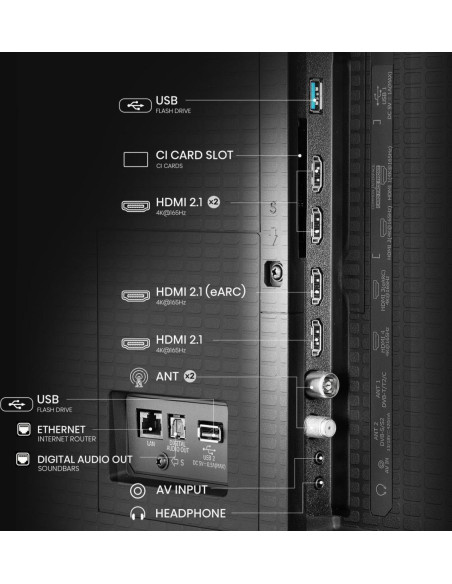 TV Set, HISENSE, 100 ", 4K Ultra HD, 3840 x 2160 pixels, Flat, 16:9, ULED, 100U7Q
