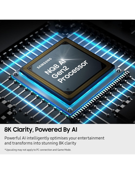 TV Set, SAMSUNG, 75 ", 8K Ultra HD, 7680 x 4320 pixels, Flat, Neo QLED, QE75QN900FTXXH