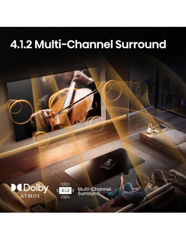 TV Set, HISENSE, 100 ", 4K Ultra HD, 3840 x 2160 pixels, Flat, 16:9, ULED, 100U8Q