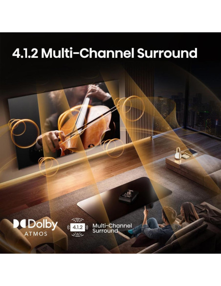 TV Set, HISENSE, 100 ", 4K Ultra HD, 3840 x 2160 pixels, Flat, 16:9, ULED, 100U8Q