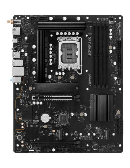 Mainboard, ASROCK, Intel B860 Express, LGA1851, ATX, Memory DDR5, Memory slots 4, 1xPCI-Express 4.0 16x, 1xPCI-Express 5.0 16x,