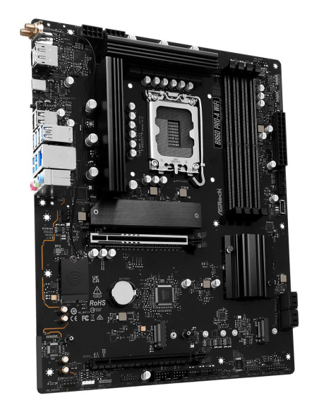 Mainboard, ASROCK, Intel B860 Express, LGA1851, ATX, Memory DDR5, Memory slots 4, 1xPCI-Express 4.0 16x, 1xPCI-Express 5.0 16x,