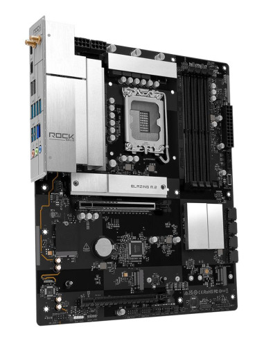 Mainboard, ASROCK, B860 Rock WiFi 7, Intel B860, LGA 1851 (Socket V1), ATX, RAM DDR5-SDRAM, 4xSlots, Wi-Fi Yes, Bluetooth Yes, 