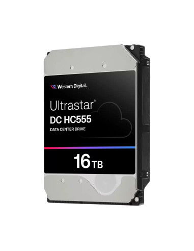 HDD, WESTERN DIGITAL, Serial ATA III, 3.5 ", Buffer 512 MB, 7200 RPM, 16 TB, Western Digital Ultrastar DC HC555, Ultrastar DC H