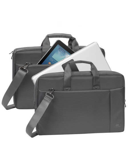 NB CASE CENTRAL 17.3"/8251 GREY RIVACASE