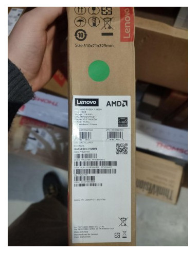 LENOVO IDEAPAD SLIM 3 RYZEN 7 5825U16 WUXGA (1920X1200) IPS 300NITS ANTI-GLARE16GB1TB SSDW11HNOR (ARCTIC GREY) DAMAGE BOX