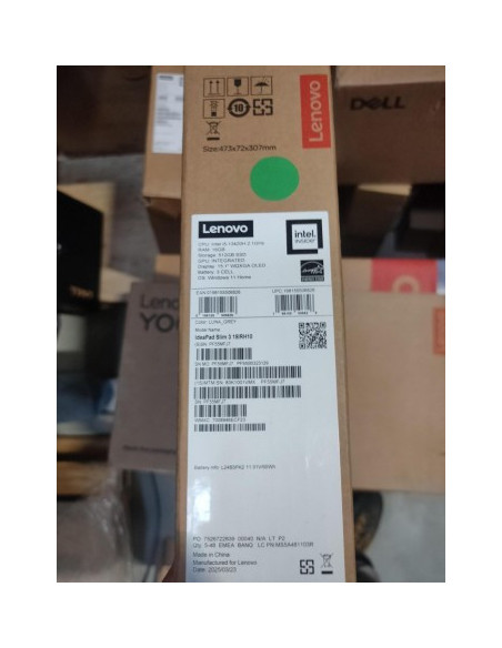 LENOVO IDEAPAD SLIM 3 I5-13420H15.1 WQXGA (2560X1600) OLED 500NITS GLOSSY, 100% DCI-P3, DISPLAYHDR TRUE BLACK 600, 165HZ16GB512