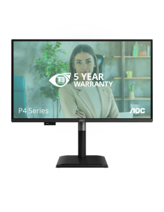 LCD Monitor, AOC, 27 ", 2560 x 1440 pixels, Wide Quad HD, Native aspect ratio 16:9, Flat, Q27P4U