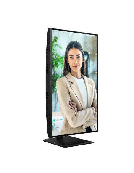 LCD Monitor, AOC, 27 ", 2560 x 1440 pixels, Wide Quad HD, Native aspect ratio 16:9, Flat, Q27P4U