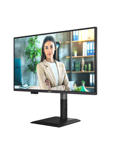 LCD Monitor, AOC, 27 ", 2560 x 1440 pixels, Wide Quad HD, Native aspect ratio 16:9, Flat, Q27P4U