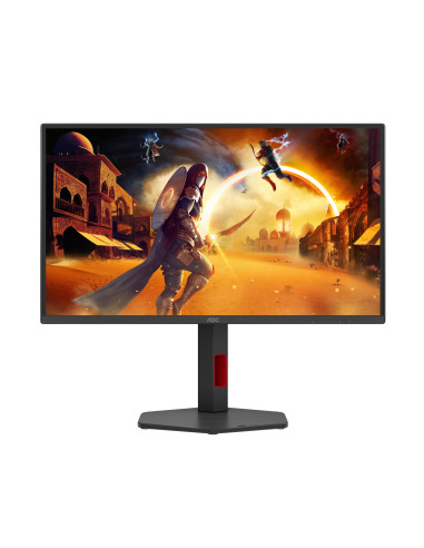 LCD Monitor, AOC, 24.5 ", 2560 x 1440 pixels, Quad HD, Native aspect ratio 16:9, LED, Flat, Q25G4SR