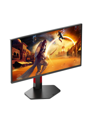 LCD Monitor, AOC, 24.5 ", 2560 x 1440 pixels, Quad HD, Native aspect ratio 16:9, LED, Flat, Q25G4SR