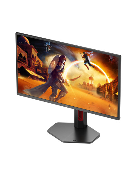 LCD Monitor, AOC, 24.5 ", 2560 x 1440 pixels, Quad HD, Native aspect ratio 16:9, LED, Flat, Q25G4SR