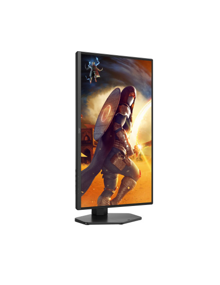 LCD Monitor, AOC, 24.5 ", 2560 x 1440 pixels, Quad HD, Native aspect ratio 16:9, LED, Flat, Q25G4SR