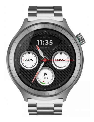 MOTOROLA WATCH SILVER + HERABAL GARDEN