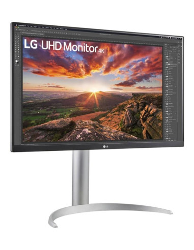 LCD Monitor, LG, 27UP850K-W, 27", Gaming, Panel IPS, 3840x2160, 16:9, 60 Hz, 5 ms, Pivot, Height adjustable, Tilt, Colour Black