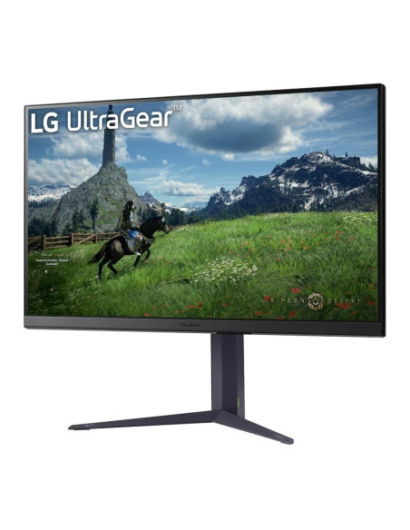 LCD Monitor, LG, 31.5", Panel IPS, 2560x1440, 16:9, 180Hz, 1 ms, Pivot, Height adjustable, Tilt, Colour Black, 32GS85Q-B