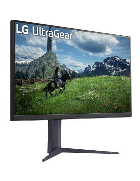 LCD Monitor, LG, 31.5", Panel IPS, 2560x1440, 16:9, 180Hz, 1 ms, Pivot, Height adjustable, Tilt, Colour Black, 32GS85Q-B