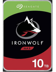 HDD, SEAGATE, IronWolf, 10TB, SATA 3.0, 256 MB, 7200 rpm, 3,5", ST10000VN000