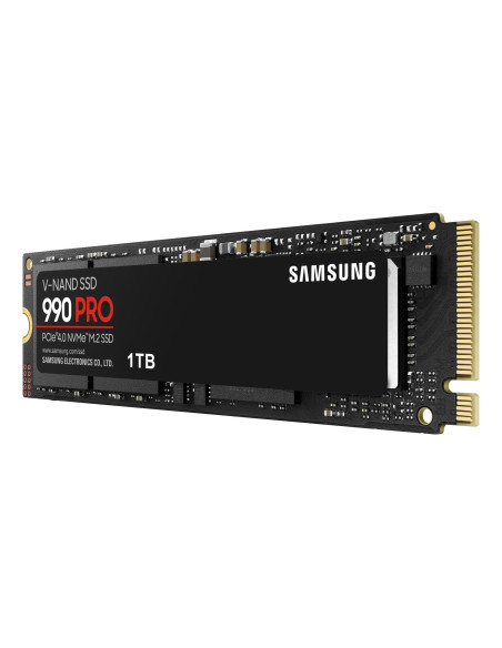 SSD, SAMSUNG, 990 PRO, 1TB, M.2, PCIE, NVMe, MLC, Write speed 6900 MBytes/sec, Read speed 7450 MBytes/sec, 2.3mm, TBW 600 TB, M