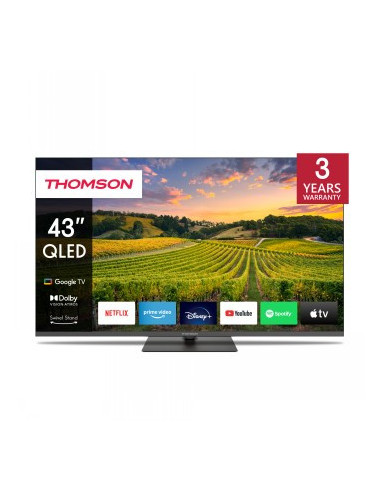 THOMSON 43 QLED UHD GOOGLE SMART TV
