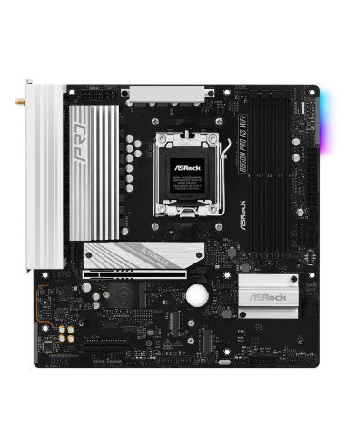 Mainboard, ASROCK, AMD B850, SAM5, Micro-ATX, Memory DDR5, Memory slots 4, 1xPCI-Express 4.0 4x , 1xPCI-Express 5.0 16x, 1xM.2,