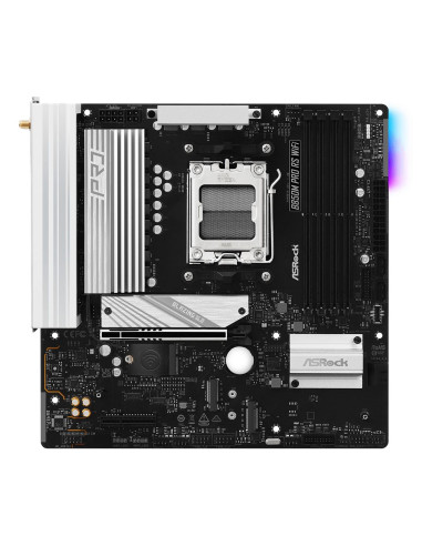 Mainboard, ASROCK, AMD B850, SAM5, Micro-ATX, Memory DDR5, Memory slots 4, 1xPCI-Express 4.0 4x , 1xPCI-Express 5.0 16x, 1xM.2,