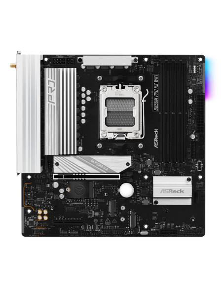 Mainboard, ASROCK, AMD B850, SAM5, Micro-ATX, Memory DDR5, Memory slots 4, 1xPCI-Express 4.0 4x , 1xPCI-Express 5.0 16x, 1xM.2,