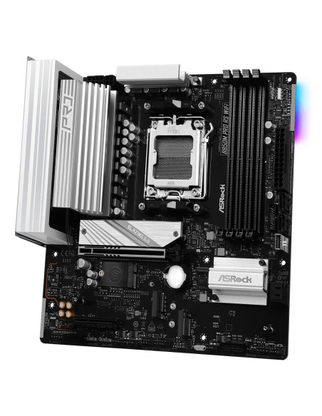 Mainboard, ASROCK, AMD B850, SAM5, Micro-ATX, Memory DDR5, Memory slots 4, 1xPCI-Express 4.0 4x , 1xPCI-Express 5.0 16x, 1xM.2,