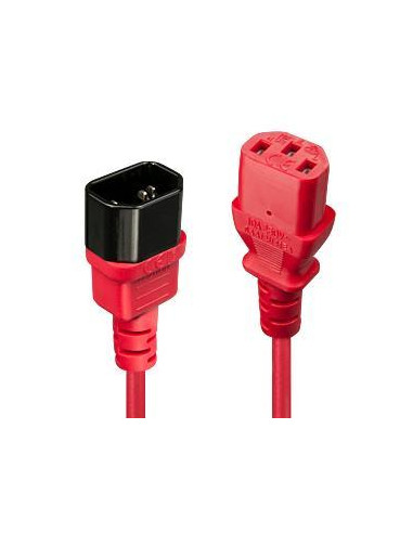 CABLE POWER IEC EXTENSION 2M/RED 30478 LINDY