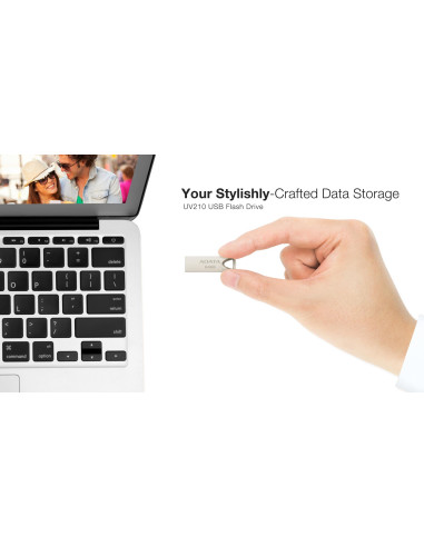 MEMORY DRIVE FLASH USB2 64GB/GOLD AUV210-64G-RGD ADATA