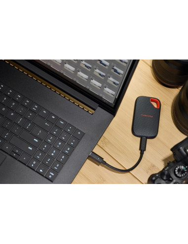 External SSD, SANDISK, Read speed 2000 MB/s, 2000 GB, SDSSDE70-2T00-G25