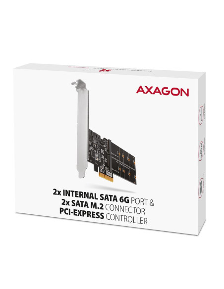SSD ACC I/O CONTROLLER PCIE/SATA M.2 PCES-SA4M2 AXAGON