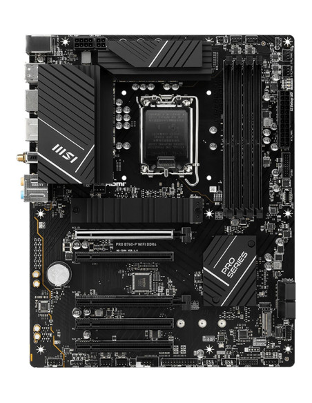 Mainboard, MSI, Intel B760 Express, LGA1700, ATX, Memory DDR4, Memory slots 4, 5xPCI-Express 5.0 16x, 2xM.2, 1xHDMI, 1xDisplayP