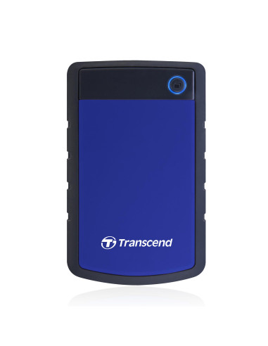 External HDD, TRANSCEND, StoreJet, 2TB, USB 3.0, Colour Blue, TS2TSJ25H3B