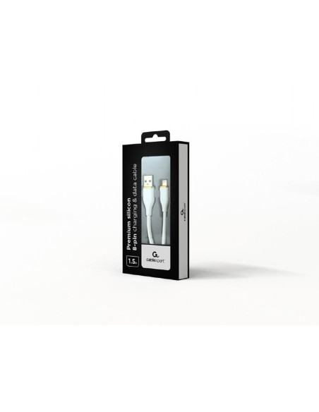 CABLE LIGHTNING TO USB2 1.5M/CC-USB2S-AM8PM-1.5M-W GEMBIRD