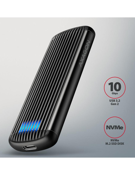 SSD ACC ENCLOSURE M.2 NVME/USB-C EEM2-SC AXAGON