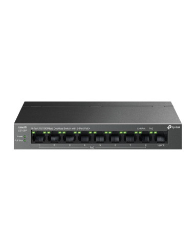Switch, TP-LINK, LS109P, PoE+ ports 8, LS109P