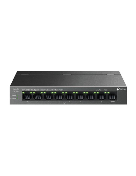 Switch, TP-LINK, LS109P, PoE+ ports 8, LS109P