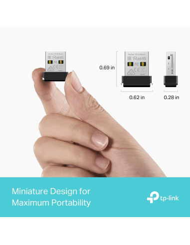 WRL ADAPTER 300MBPS USB/ARCHER TX1U NANO TP-LINK