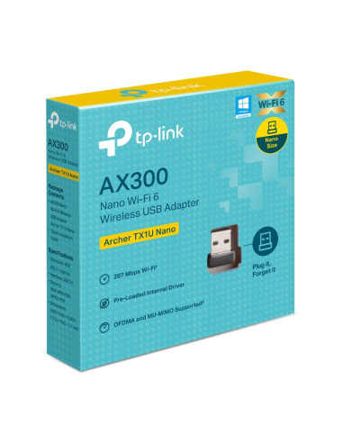 WRL ADAPTER 300MBPS USB/ARCHER TX1U NANO TP-LINK