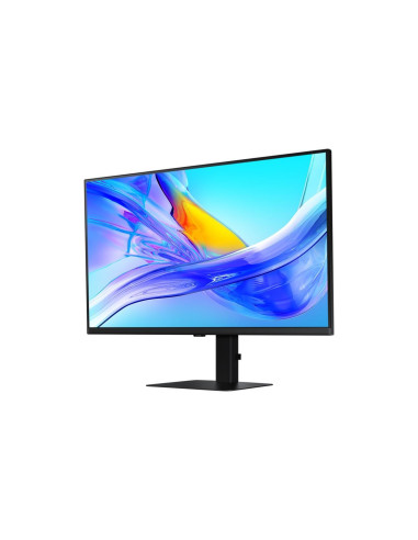 LCD Monitor, SAMSUNG, 32", 4K, Panel VA, 3840x2160, 16:9, 60Hz, 5 ms, Swivel, Pivot, Height adjustable, Tilt, Colour Black, LS3