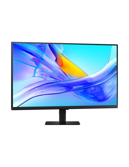 LCD Monitor, SAMSUNG, 32", 4K, Panel VA, 3840x2160, 16:9, 60Hz, 5 ms, Swivel, Pivot, Height adjustable, Tilt, Colour Black, LS3