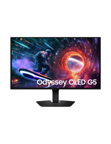 Monitor, SAMSUNG, 27 ", 2560 x 1440 pixels, Quad HD, Native aspect ratio 16:9, OLED, Flat, LS27FG500SUXEN