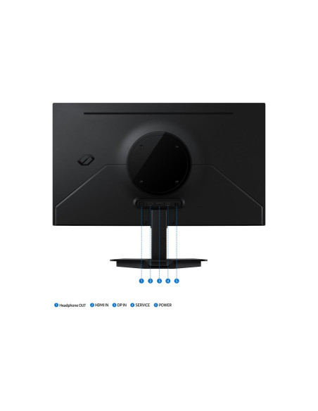 Monitor, SAMSUNG, 27 ", 2560 x 1440 pixels, Quad HD, Native aspect ratio 16:9, OLED, Flat, LS27FG500SUXEN