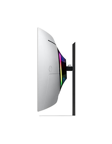 Monitor, SAMSUNG, 34", Gaming/Smart/Curved/21 : 9, Panel OLED, 3440x1440, 21:9, 175Hz, 0.03 ms, Speakers, Swivel, Height adjust