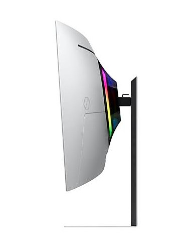 Monitor, SAMSUNG, 34", Gaming/Smart/Curved/21 : 9, Panel OLED, 3440x1440, 21:9, 175Hz, 0.03 ms, Speakers, Swivel, Height adjust