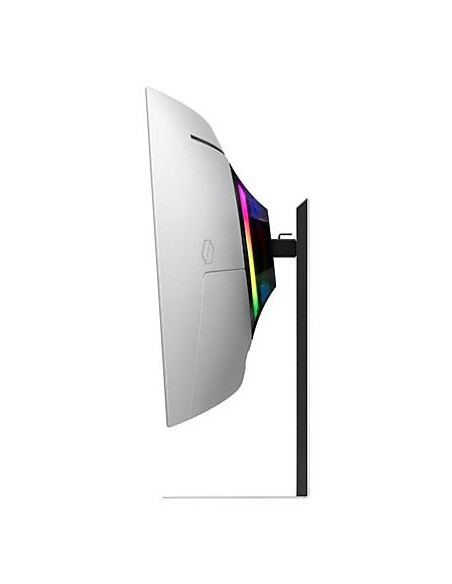 Monitor, SAMSUNG, 34", Gaming/Smart/Curved/21 : 9, Panel OLED, 3440x1440, 21:9, 175Hz, 0.03 ms, Speakers, Swivel, Height adjust